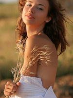 playing outside in a skimpy outfit is not enough for natalia-she craves adventure.