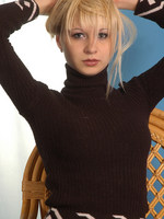 nikita in her soon to be departed blue jeans.